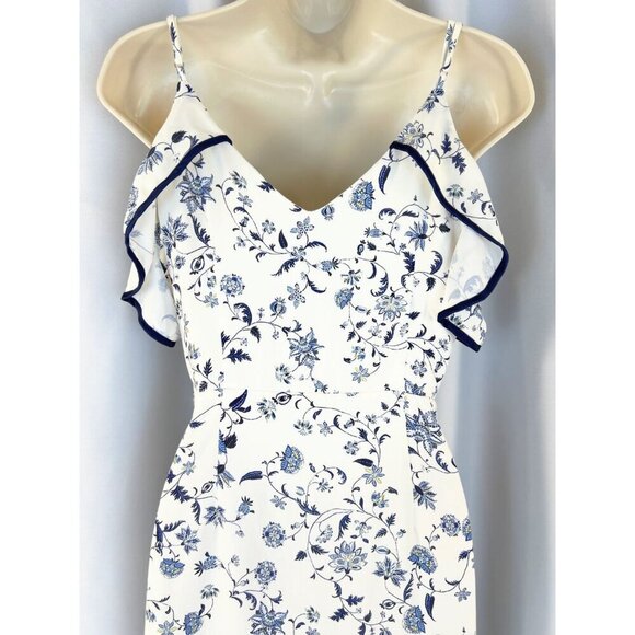 Greylin White Emma Ruffled Wrap Dress - Picture 9 of 14